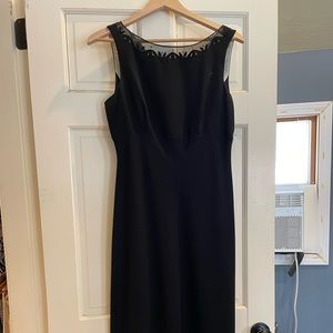 Ann Taylor black sheath dress 8P. Worn once. Great condition